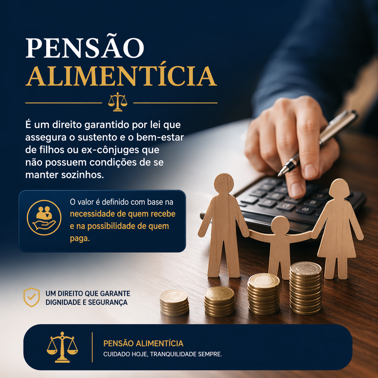 Pensão alimentícia.